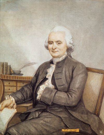Portrait of Delille by Joseph Ducreux
